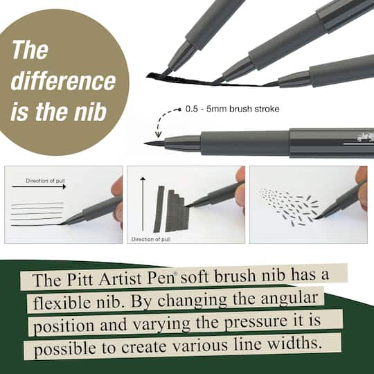 6 Packs: 8 ct. (48 total) Faber-Castell® PITT® Soft Brush Artist Pens